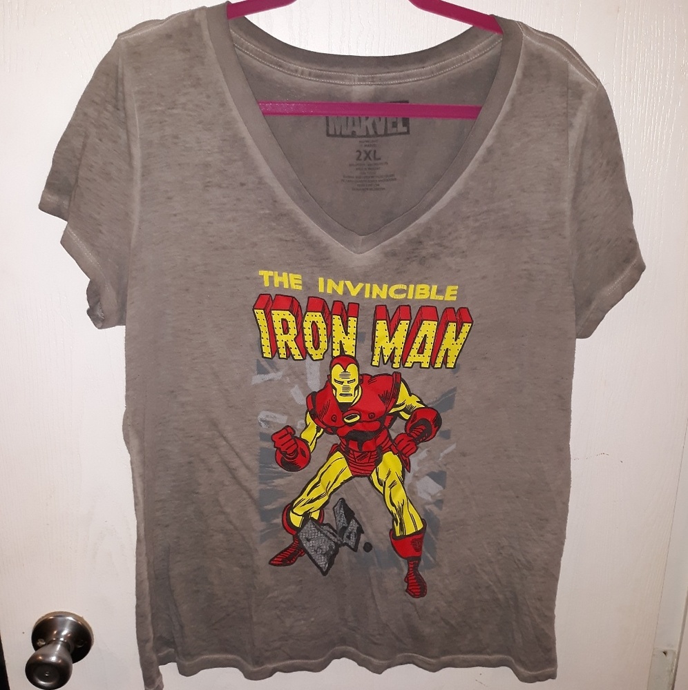 Marvel Iron Man Women's Plus Size T-Shirt 2XL XXL